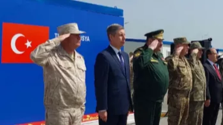 Ağdamdakı Türkiyə-Rusiya Monitorinq Mərkəzi fəaliyyətini dayandırdı - VİDEO - FOTO