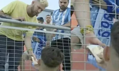 Futbolçu formasını 50 avroya satdı - VİDEO