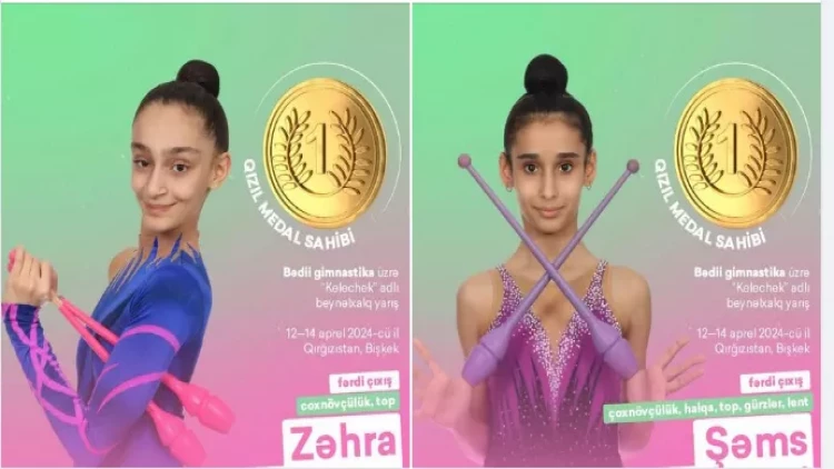 Gimnastlarımızdan 7 qızıl medal