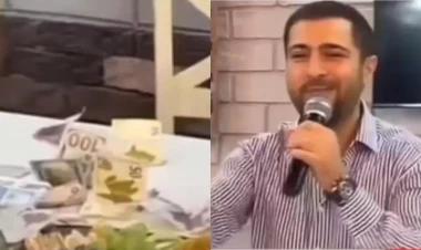 Namiq Qaraçuxurluya verilən pullar diqqət çəkdi - VİDEO