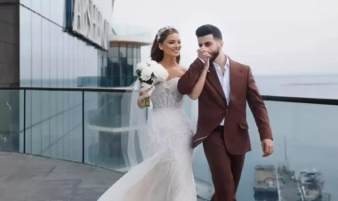 Nəzrinlə Mərdanın nikahından yeni FOTOlar