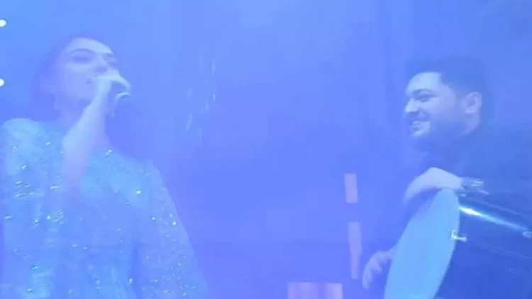 Alim Qasımovun nəvəsindən bəylə gəlinə sürpriz - VİDEO