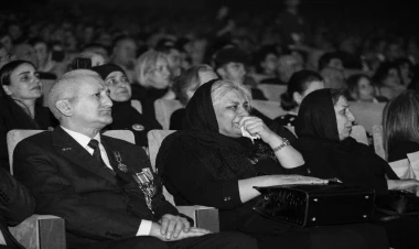 Aprel döyüşlərinə həsr olunmuş “Zəfərin 4 anı” bədii kompozisiyası təqdim olunub - FOTO
