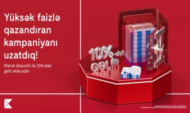 Yüksək faizli depozit kampaniyasının vaxtı uzadıldı