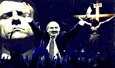 Ermənilərin Makron virusu: Paşinyan vəcdə gəldi, özünü “peyğəmbər” elan etdi