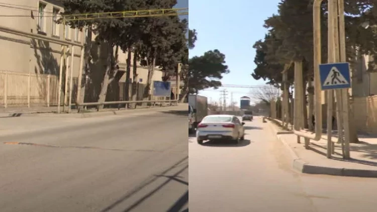 Paytaxtda məktəbin qarşısındakı ciddi təhlükə: Zolaqlar silinib... - VİDEO