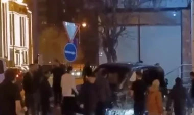 Bakıda yük maşını 