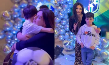 Şəbnəm oğluna ad günü etdi - VIDEO - FOTO