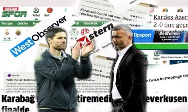 Dünya mətbuatı: “BayArena”da eyforiya… Zubirdən şok... Dramatik sonluq...”