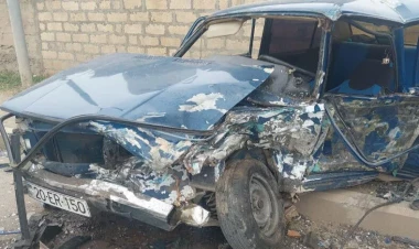 Gəncədə yol qəzası oldu - Xəsarət alanlar var - FOTO