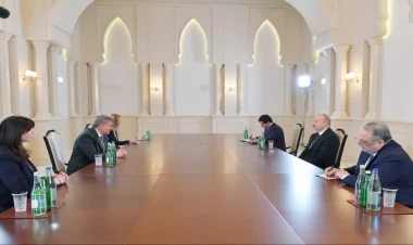 Prezident Qay Rayderi qəbul edib - VİDEO - FOTO