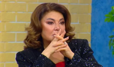 Efirdə şəhid həyat yoldaşından danışıb ağladı - VİDEO