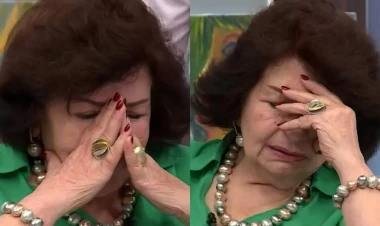 Ölən oğlunu xatırlayıb, efirdə ağladı - VİDEO