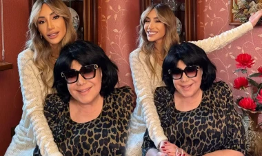 Röya Ayxan Flora Kərimovanın evinə getdi - FOTOlar