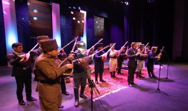 Gəncə Dövlət Filarmoniyasında  Aşıq Ələsgərə həsr olunmuş gecə keçirildi - FOTO