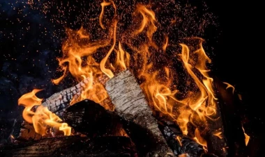 40 yaşlı kişi öz qaladığı tonqalda yanaraq öldü