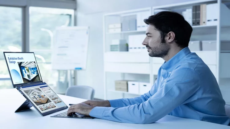 ASUS Zenbook DUO: maksimum güc, gözəl stil və sürətli perfomans - VIDEO - FOTO