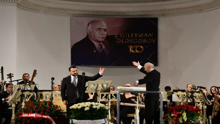 Filarmoniyada  Süleyman Ələsgərovun 100 illiyinə həsr olunmuş konsert keçirilib - FOTO