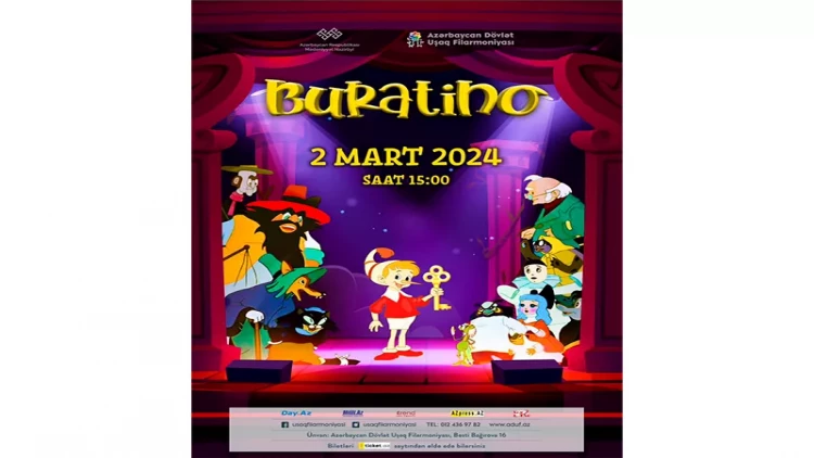 Azərbaycan Dövlət Uşaq Filarmoniyası “Buratino” nağıl-tamaşasını səhnələşdirəcək
