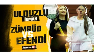 “Ulduzlu İdman” başladı - Samirə Əfəndi tennis meydançasında - VİDEO