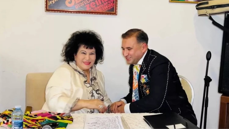 Hacı Nuran Zeynəb Xanlarova ilə GÖRÜŞDÜ – FOTOlar