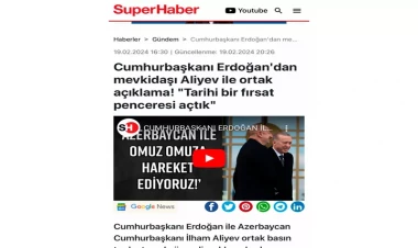 İlham Əliyevin səfəri qardaş ölkə mediasında geniş işıqlandırıldı - FOTO