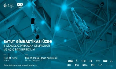 Batut gimnastikası üzrə 8-ci açıq Azərbaycan çempionatı və açıq Bakı birinciliyinin yekun gününə start verilib