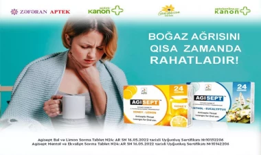 Boğaz ağrısını qısa zamanda rahatladır! - FOTO