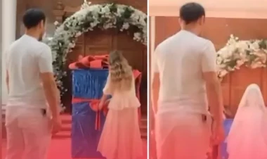 Ərinin ad gününə 2-ci arvad hədiyyə etdi - VİDEO