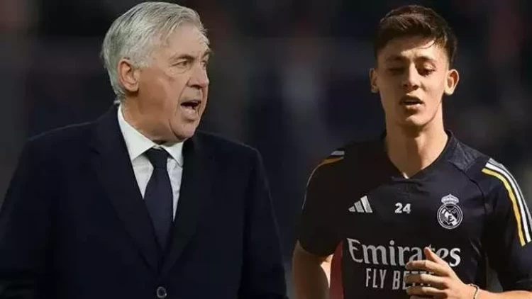 Ançelotti Ardanın üzərindən xətt çəkdi - Türk futbolçu tək şansını əldən verdi