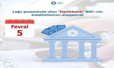 Ləğv prosesində olan bu bankın kreditorlarına müraciət edildi