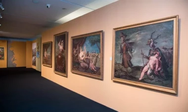 Heydər Əliyev Mərkəzində Lado Qudiaşvilinin sərgisi açılıb - FOTO