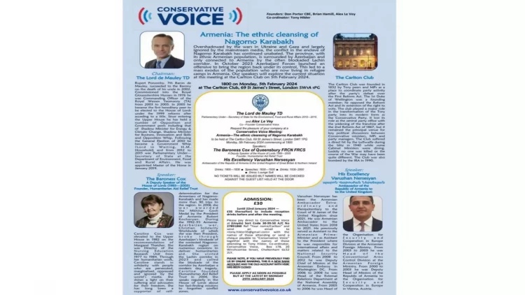 Londonda Baronessa Koksun və erməni diasporunun növbəti təxribatının qarşısı alındı