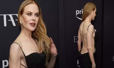 56 yaşlı Nikol Kidman açıq libası ilə heyran etdi - FOTOlar