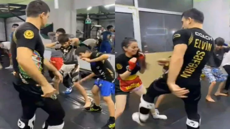 Uşaqlarla zorakı rəftar edən məşqçidən AÇIQLAMA: “Başına qapaz vurduğum iki nəfər...” - VİDEO