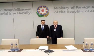 XİN-də MDB Baş katibinin birinci müavini ilə görüş keçirildi - FOTO