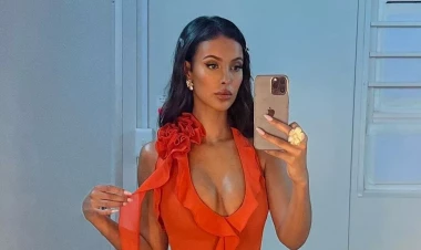 Məşhur teleaparıcı transparan libasda - FOTO