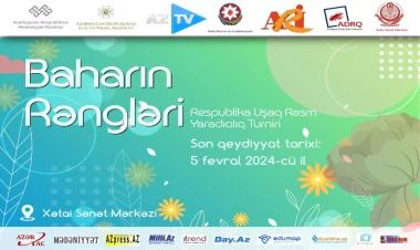 “Baharin rəngləri” Respublika Uşaq Rəsm Yaradıcılıq Turnirinə qeydiyyat elan olunur