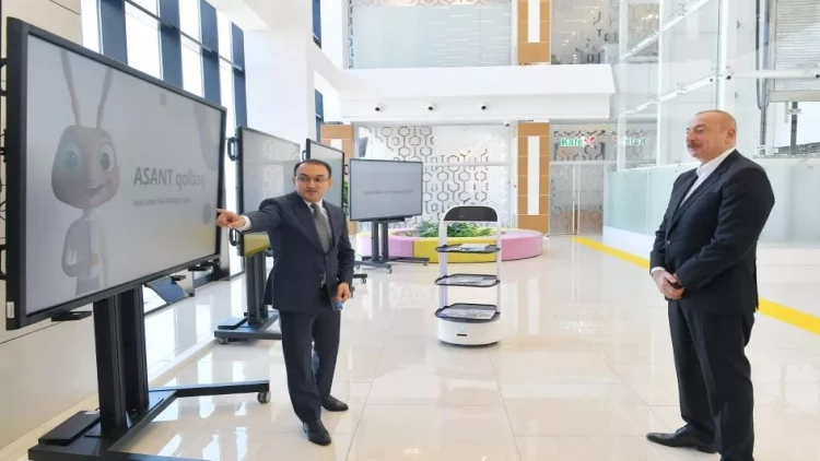 İlham Əliyev Lənkəranda “ASAN xidmət” mərkəzinin açılışını edib - VİDEO - FOTO