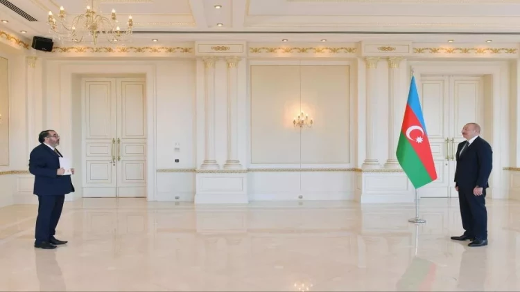 Perunun ölkəmizdə yeni təyin olunmuş səfiri etimadnaməsini Azərbaycan Prezidentinə təqdim edib - VİDEO - FOTO