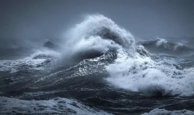 Xəzərdə dalğanın hündürlüyü 2,6 metrə çatdı - FAKTİKİ HAVA