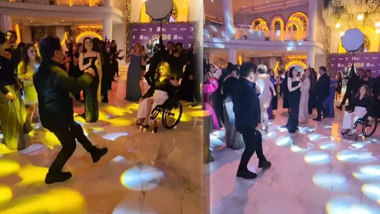 Murad Dadaşovun heyəti ilə rəqsi - VİDEO