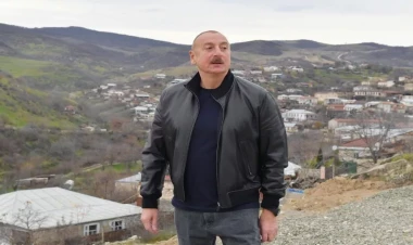 Prezident Xocalı rayonunun Xanabad kəndində olub - VİDEO - FOTO