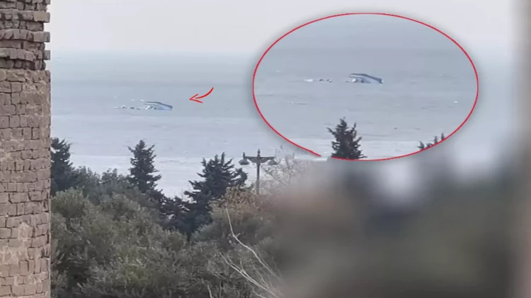 Bakıda qayıq batıb, vətəndaşlar xilas olunub - VİDEO