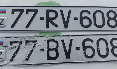 Maşın nömrələrinə müdaxilə edən qazi saxlanıldı - FOTO