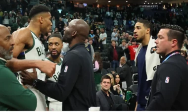 Basketbolçular top üstündə dava etdilər - FOTO