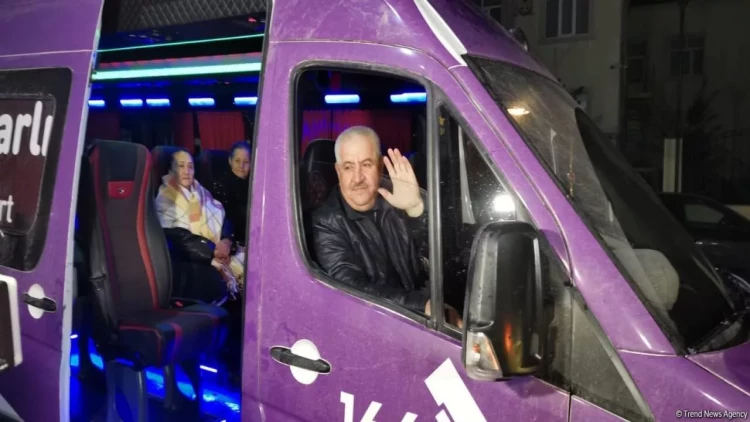 Füzuli şəhərinə növbəti köç karvanı yola düşüb - FOTO - VİDEO