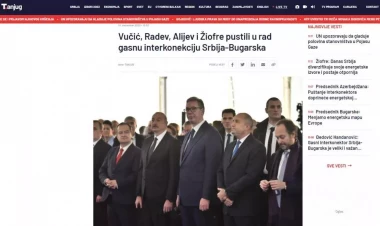 Serbiya mətbuatı Azərbaycan Prezidentinin bu ölkəyə səfərinə və interkonnektorun açılış mərasimdə iştirakına geniş yer ayırıb - FOTO