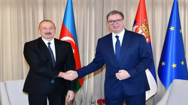 İlham Əliyevin Aleksandar Vuçiç ilə təkbətək və geniş tərkibdə görüşləri olub - VİDEO - FOTO