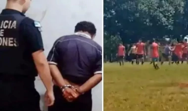 Hakim futbolçunu bıçaqladı